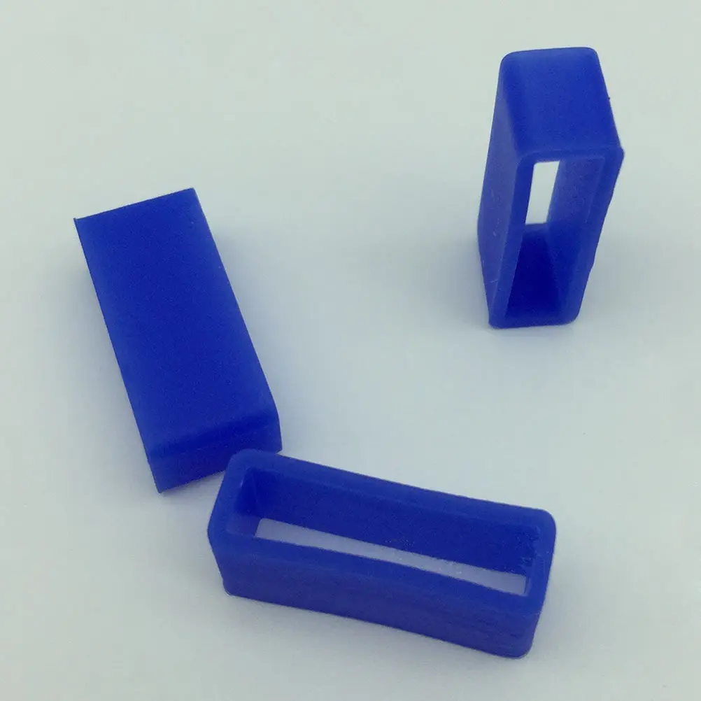 20Pcs Silicone Smart Band Fastener Rings Anti Loss Secure Clasps Colorful Comfortable Replacement Accessories