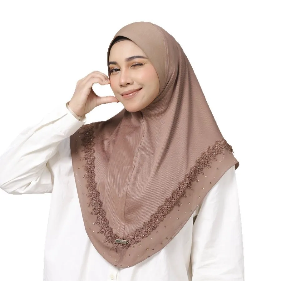 

Мусульманский мгновенный хиджаб, женский цельный хиджаб с вышивкой, Амира, химиотерапия, исламский шарф, чехол, тюрбан, повязка на голову, шаль, платок, обёрточная бумага Nikab