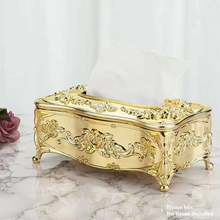 1pc Taschentuch box im europäischen Stil, Wohnküche, Wohnzimmer, Schlafzimmer, Restaurant, Bar, Extraktion sbox für Hotels ervietten, Plastik box – Detail 26