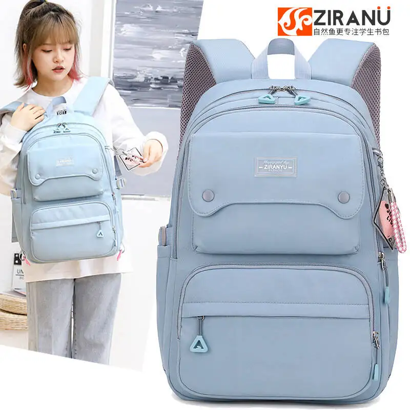 Primary School Grade 3-6 Students Backpacks for Girls Large Capacity Book Bags Children Junior Middle School Bag Teenage Girl