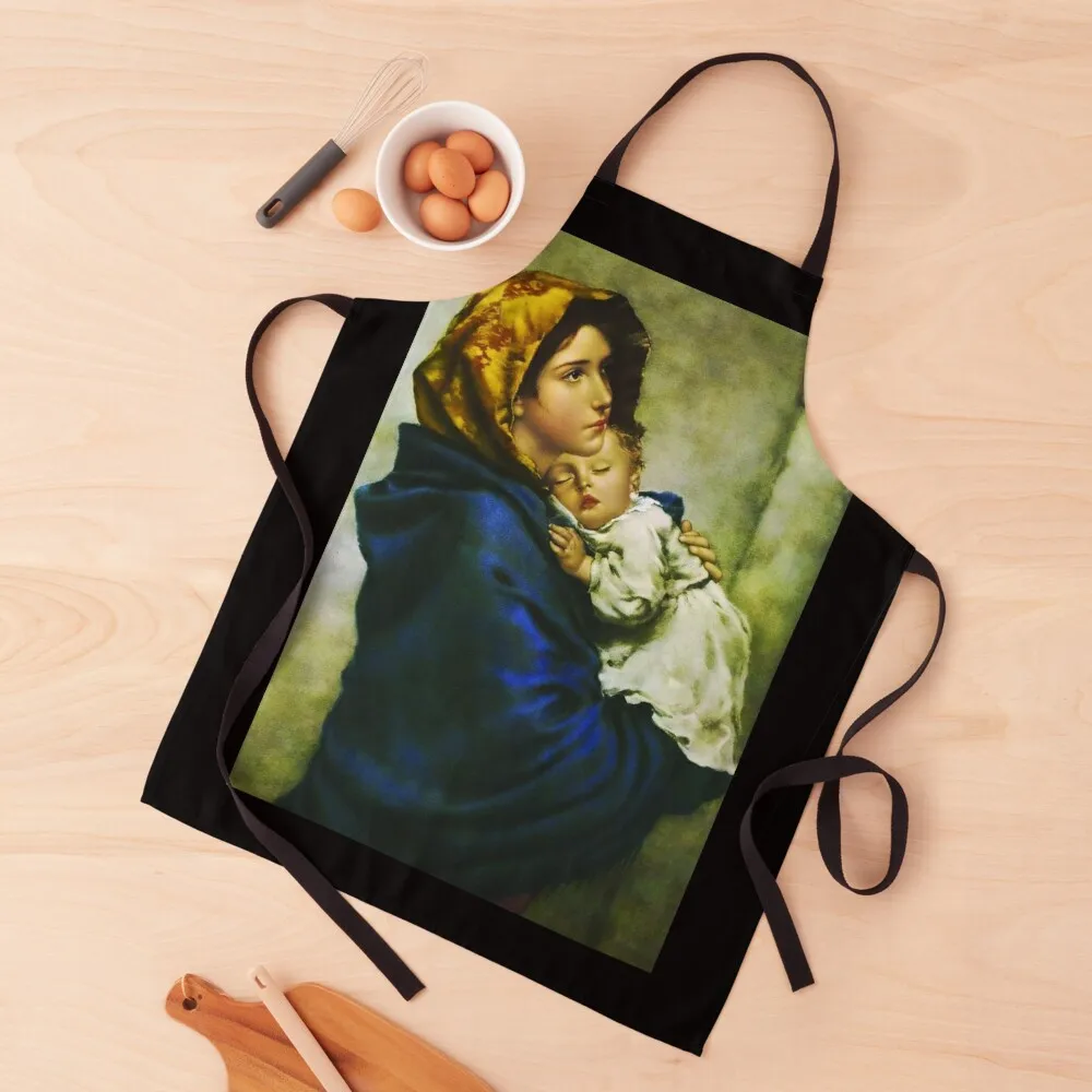 

Madonnina - Virgin Mary - Madonna of the Streets Apron Kids innovative kitchen and home items Kitchen kitchen jacket woman Apron