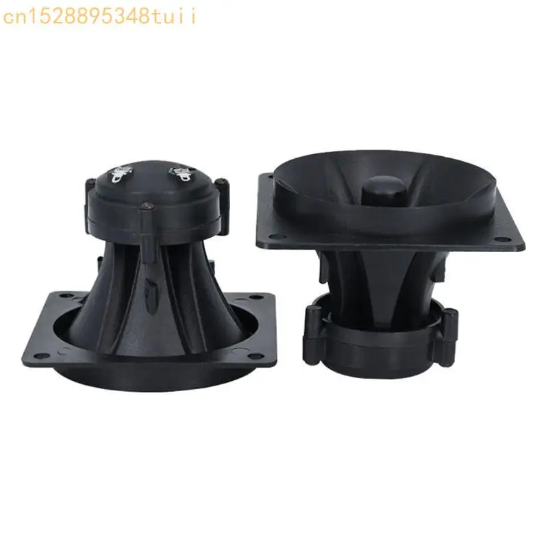 Y4QF 1Pair 3inch Horn Tweeter Tweeter Speaker piezoelétrico alto -falantes cerâmica Wide Frequency Ranges Tweeter Easy