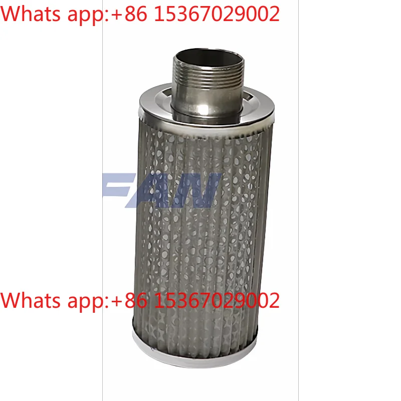 フル304ステンレス鋼フィルターmf-04-06-08-10-12-16-20-32ファンエアポンプ吸気フィルターエレメント