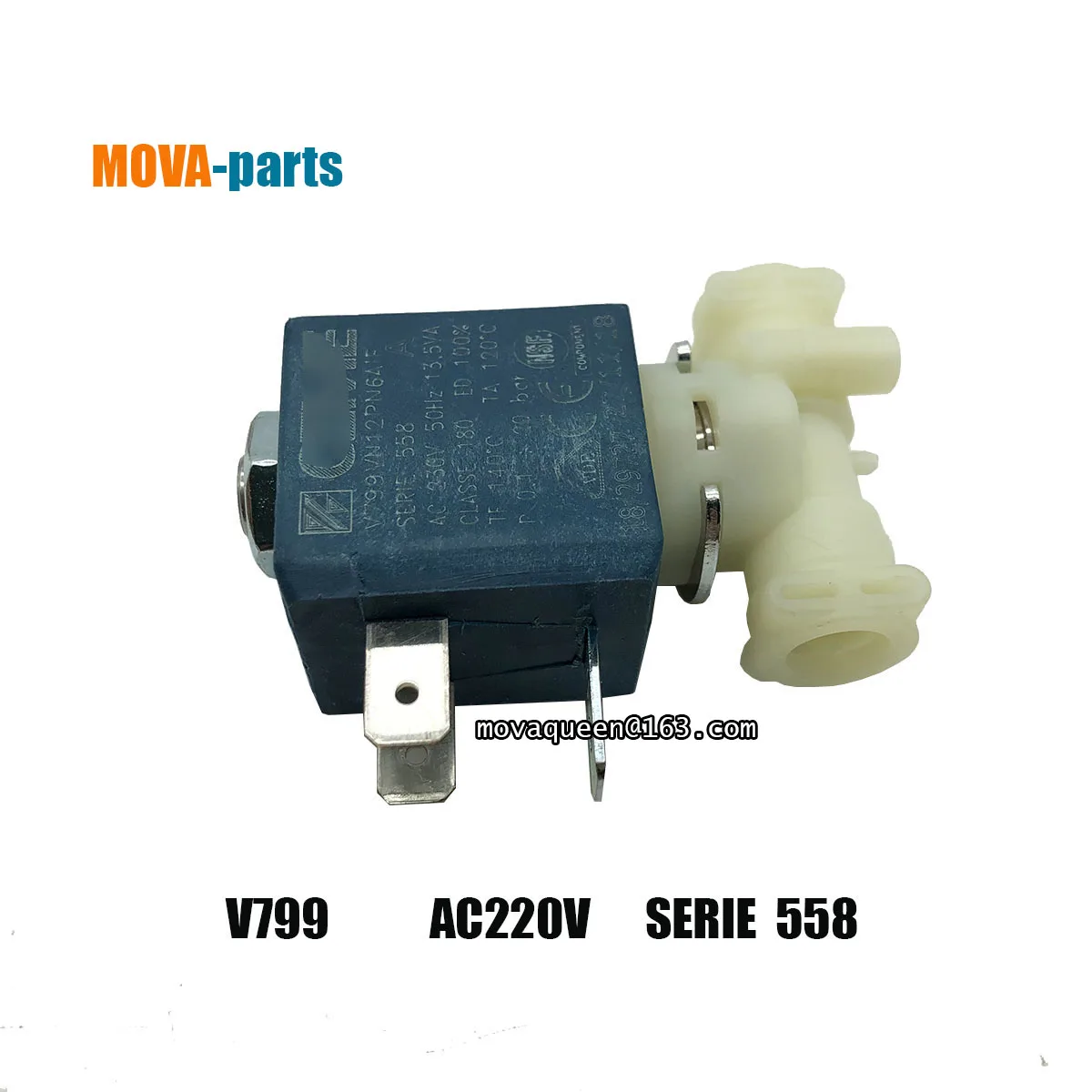 Accessori per macchine per la pulizia del vapore della macchina per caffè Espresso AC220V SERIE 558 0.1-20bar elettrovalvola a solenoide muslimb V799