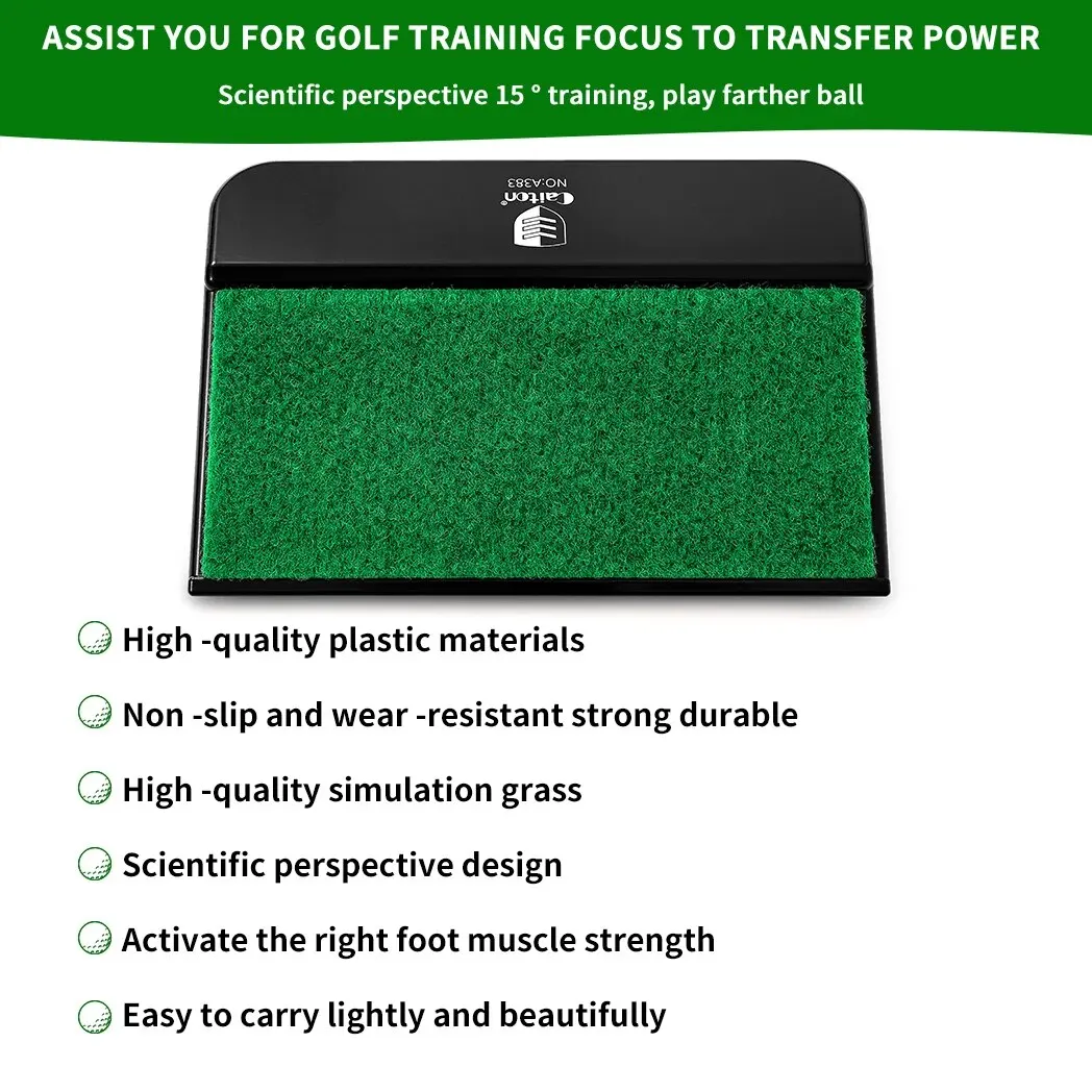 Golf Weight Shift Trainer - Simulate Your Golf Swing in a Natural Environment to Increase Stability and Strength!