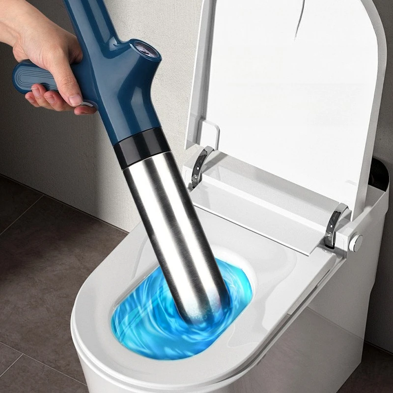 Air Pressure Pipe Plunger Blaster Household Drain Dredge Tool for Toilet Sewer Floor Drain Clog Remover