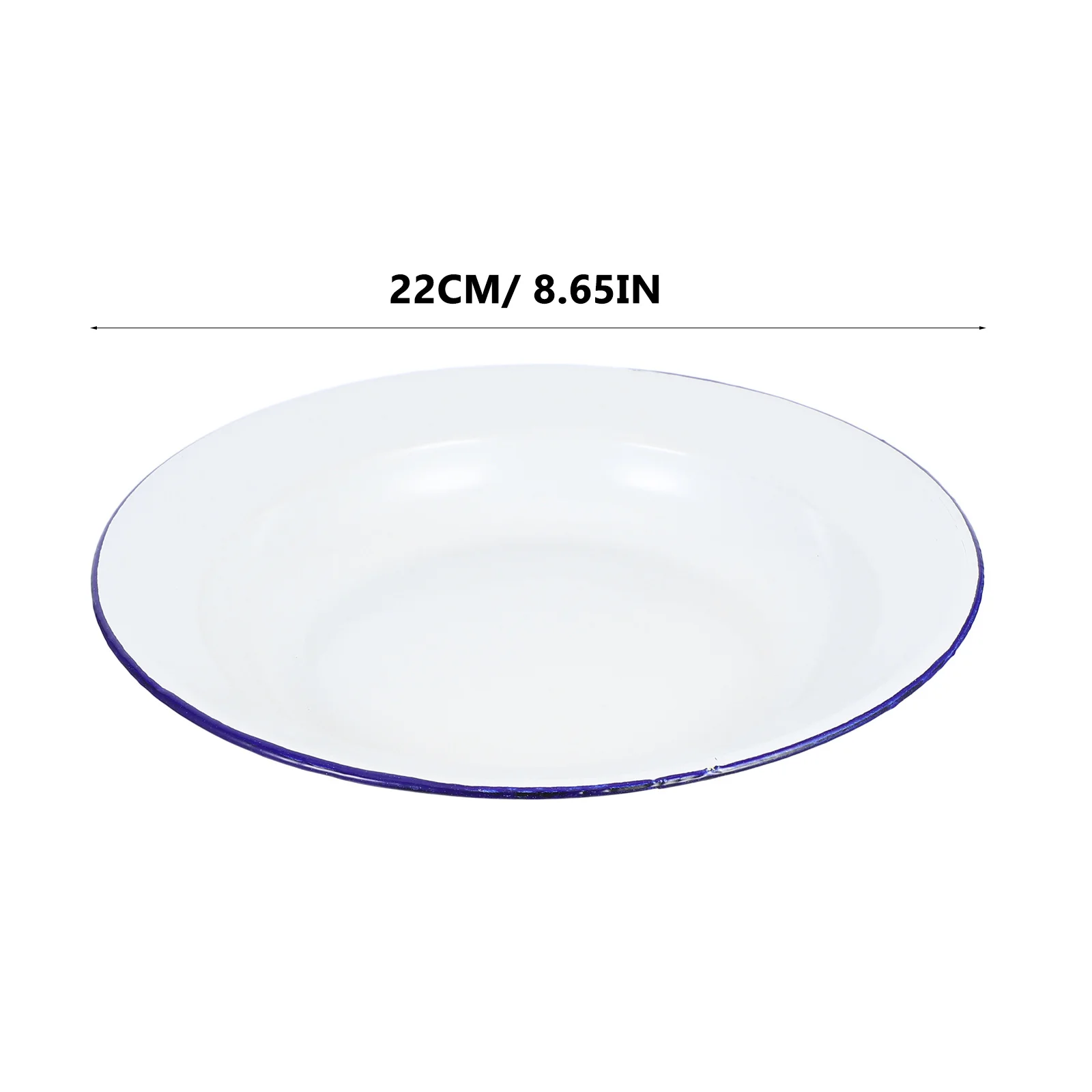 4 قطعة أطباق المينا خمر نمط الفاكهة وجبة خفيفة وعاء الحساء الضحلة قوي تنوعا داخلي في الهواء الطلق الطعام أطباق البيتزا مجموعة