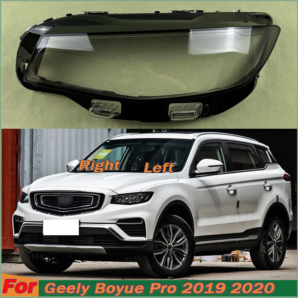 High Configuration For Geely Boyue Pro 2019 2020 Headlamp Cover Transparent Headlight Lens Plexiglass Replace Original Lampshade