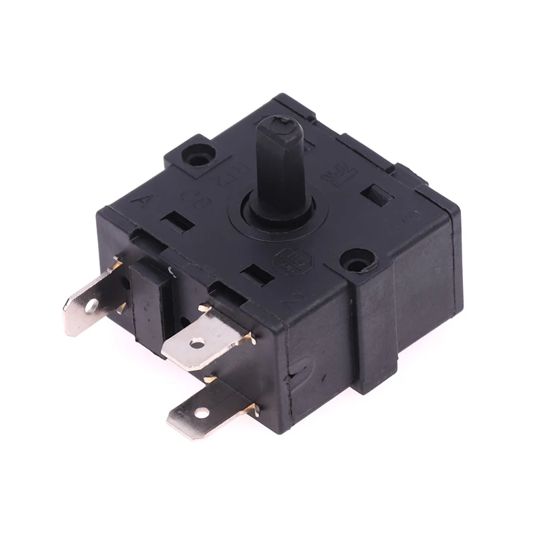 1pc 3/5 Pin 2/4 Position Rotary Switch Selector AC 250V 16A Radiator For Electric Room Heater