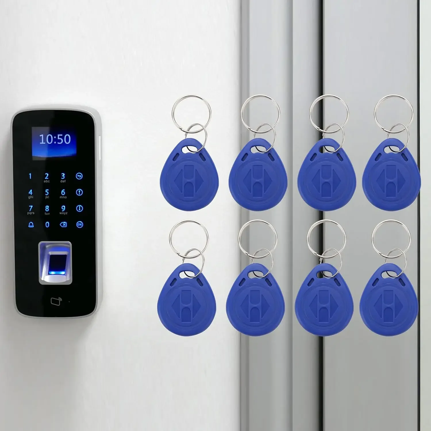 EM4305 T5577 125khz Copy Rewritable Writable Rewrite keyfobs RFID Tag Key Ring Card Proximity Token Badge Duplicate
