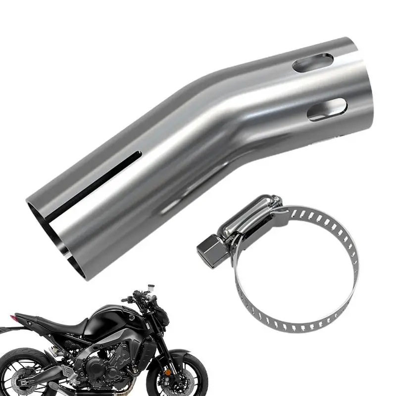 Motorcycle Decorative Exhaust Elbow Pipe Motorbikes Rear Section Exhaust Elbow Bikes chimney mouth decoration protection pipe