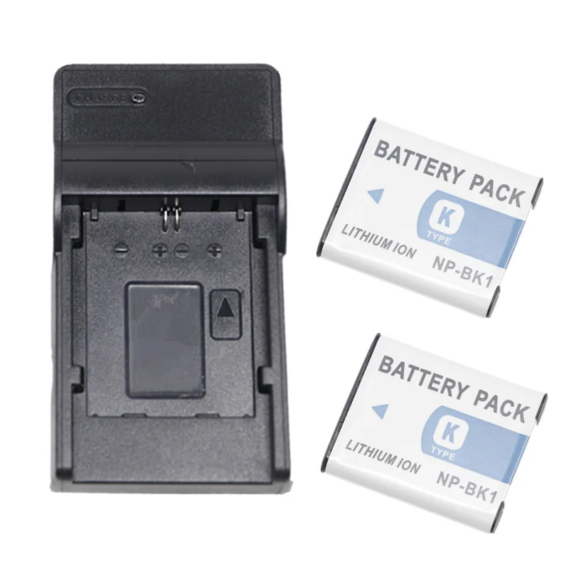 

NP-BK1 NP-FK1 Camera Battery or USB Charger For Sony Cyber-shot DSC-S750 S780 S950 S980 W180 W190 W370 Bloggie MHS-CM5 PM5