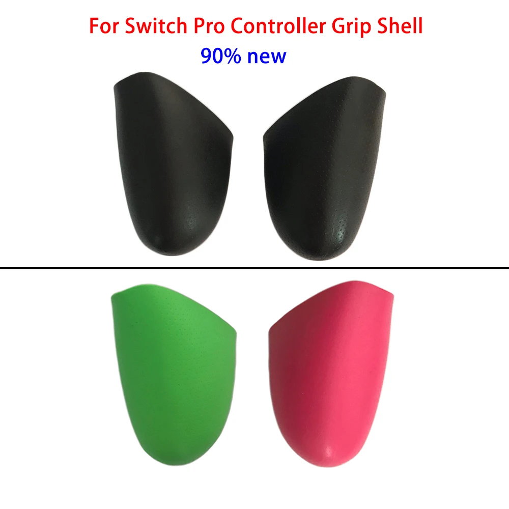 Carcasa de agarre Original usada para Nintendo Switch Pro, controlador para mango Splatoon, carcasa de agarre, reemplazo de cubierta de cuerno de vaca