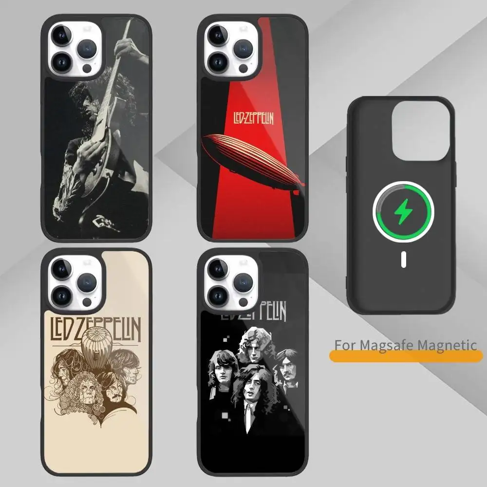 

Cool L-Led Band Z-Zeppelin Phone Case For iPhone 17,16,15,14,13,Pro,Max,Plus,Magnetic For Magsafe Wireless Charging