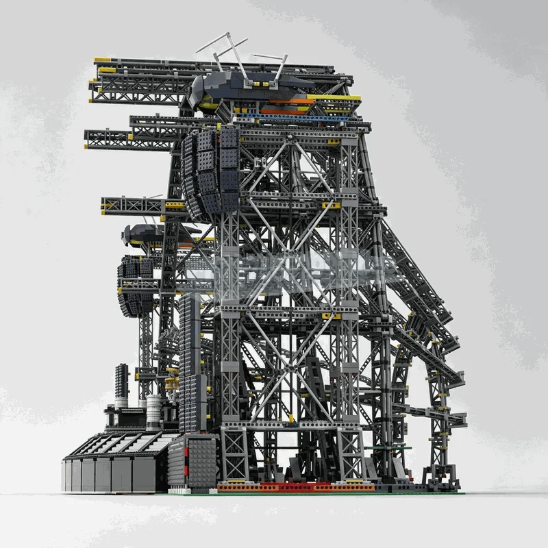 3455PCS Concert Stage Tour Setup Building Blocks MOC Custom Creative Model DIY Assembly Architecture Puzzle Toy Gift Collection