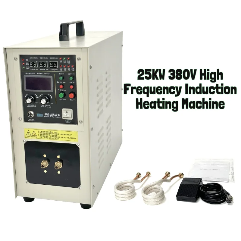 

25KW 380V High Frequency Induction Heating Machine Metal Heating Induction Heater High Frequency Welding Melting Machine