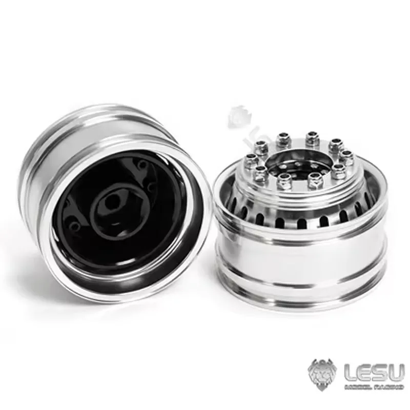 LESU Metal Wheel Hubs for 1/14 RC Car Dumper Remote Control Truck Electric Tractor Parts Accessories DIY Model TH22560