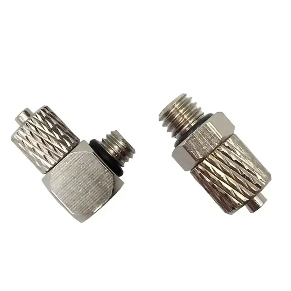 

10Pcs New Male Thread Micro Quick Twist Joint 3mm 4mm 6mm OD PL/PC Air Tube Connector Brass Mini Pneumatic Pipe Connector