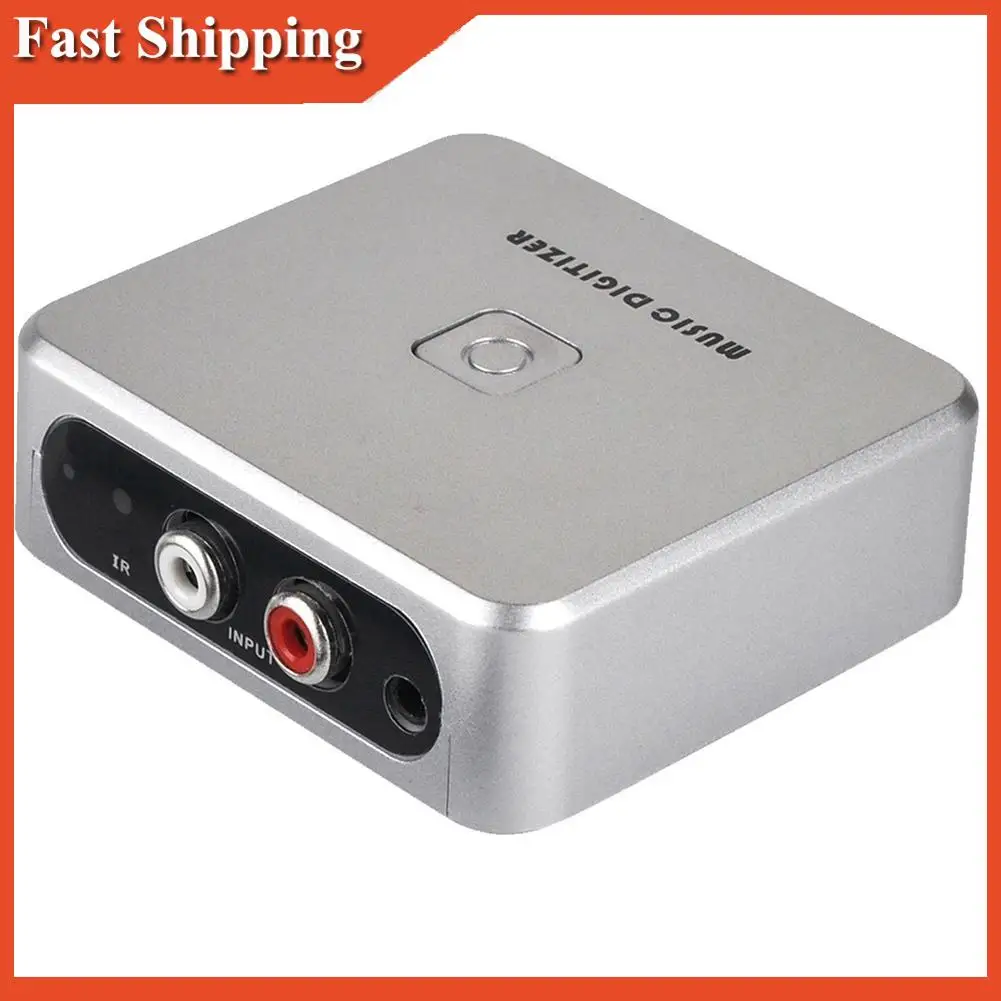 Boîte enregistreur de Capture Audio, numériseur de musique efficace, conversion de la vieille musique analogique en MP3, prise en charge de la clé USB ou de la carte SD
