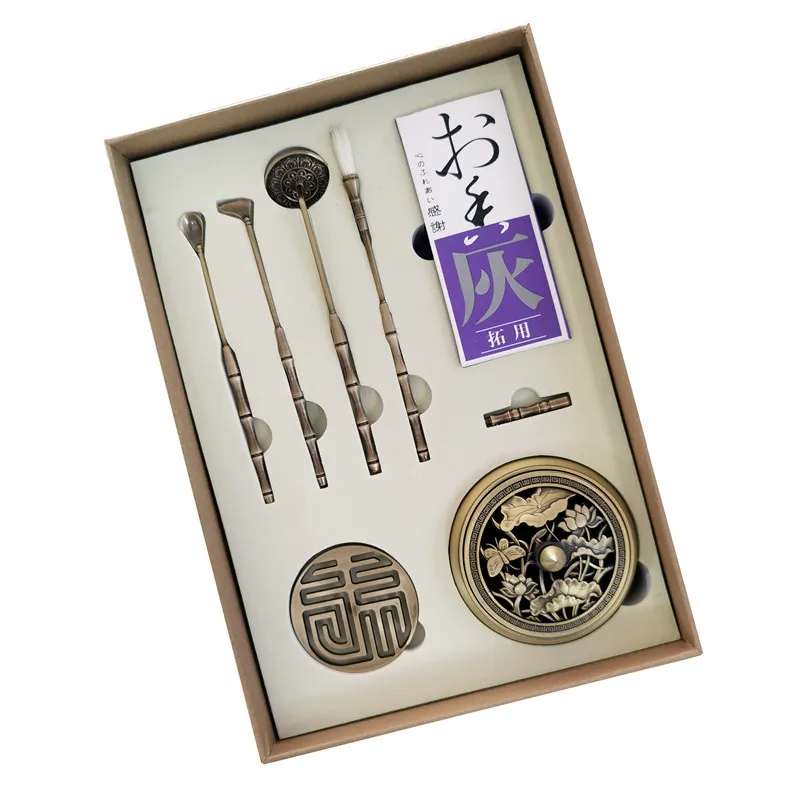 

Медный курильник в ретро-стиле для благовоний из агилавуда, для начинающих, для дома, в подарок, для спальни и офиса