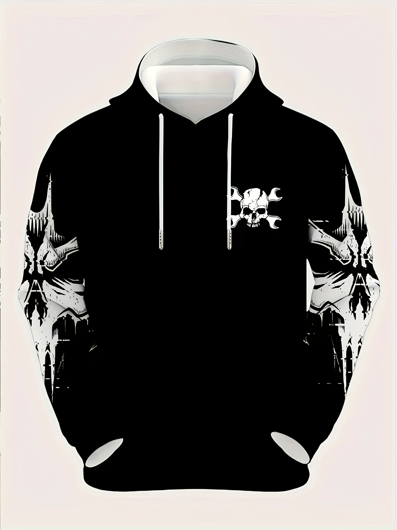 جديد الرجال مقنعين البلوز لربيع وخريف 2025 عادية التزلج على الجليد ثلاثية الأبعاد مطبوعة الشارع ملابس رجالية #3