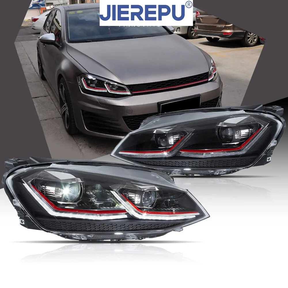 

1 пара светодиодных двухлучевых проекторов для указателей поворота для VW Golf 7,5 MK7,5 2017-2022