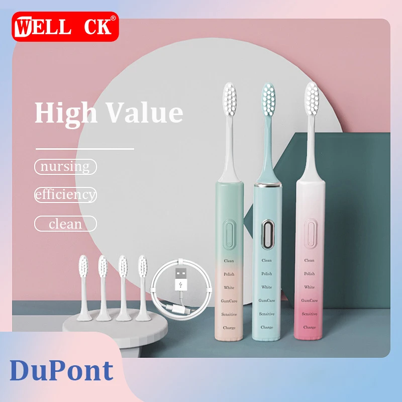 

Magnetic Levitation Electric Toothbrush Adult Home USB Charging Multi-grade Waterproof Soft Hair Sonic High Frequency Cleaning