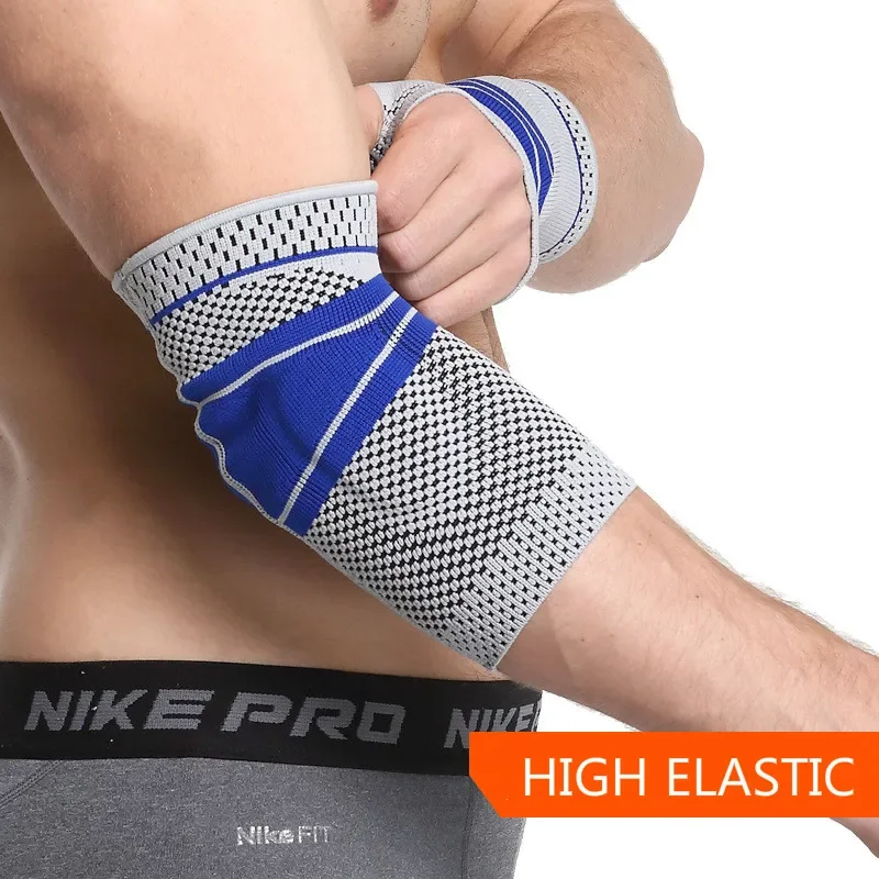 1pcs Tennis Golf Elbow Brace Elbow Support Protector with Inner GEL Pads Arm Compression Sleeve Basketball Volleyball Sports