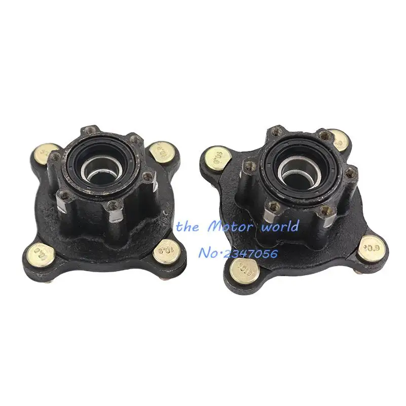 1 par de bujes de brida de rueda delantera aptos para China ATV50cc 70cc 90cc 110cc 125cc 150cc 200cc 250cc Go Kart Buggy ATV piezas de bicicleta