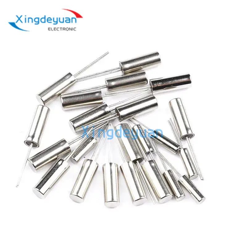 10PCS  Cylindrical type 2*6mm (32.768KHz) quartz crystal 32768 passive crystal oscillator