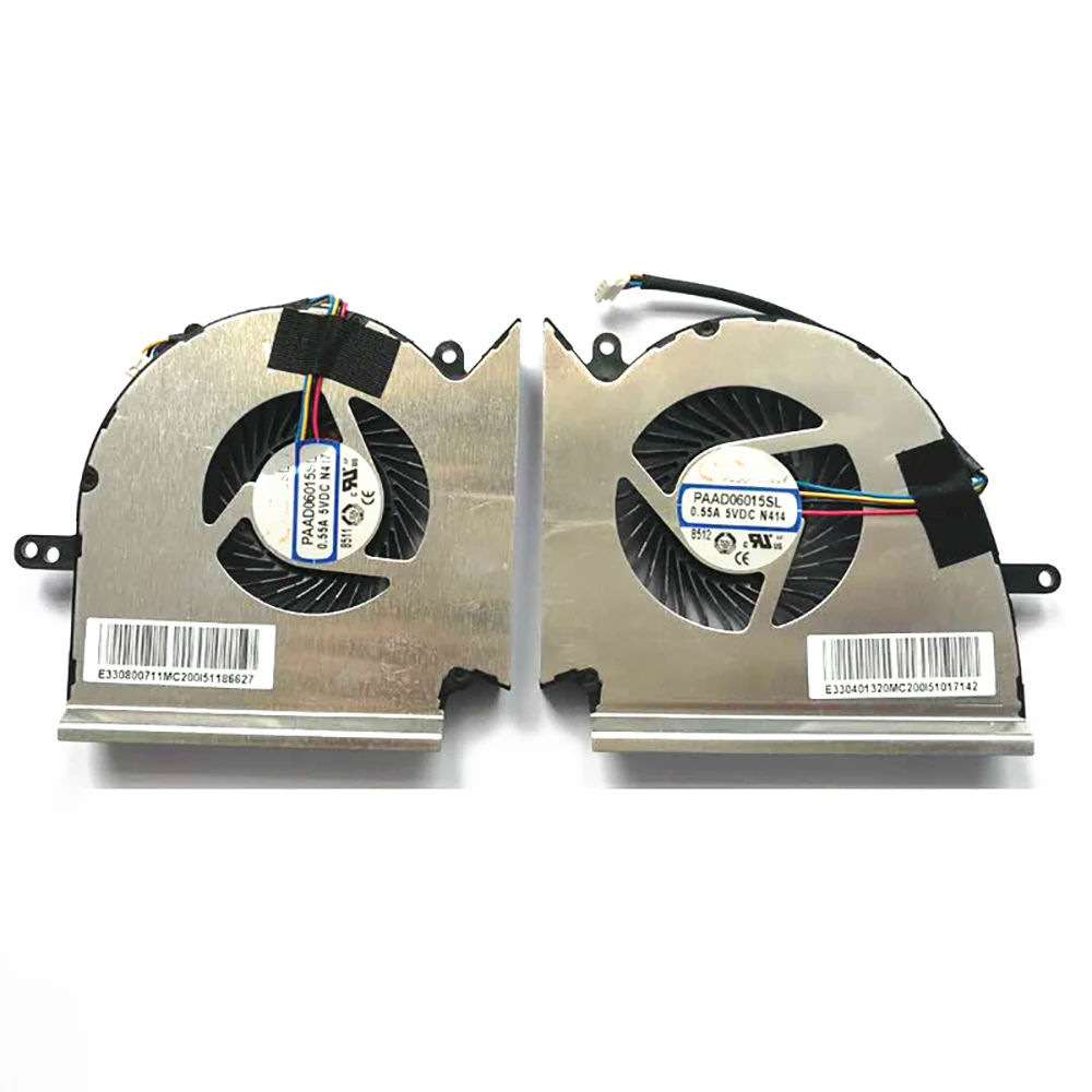 NEW Cooling CPU Fan GPU Fan for MSI GE75 MS-17E2 GL75 GP75 PAAD06015SL- N414