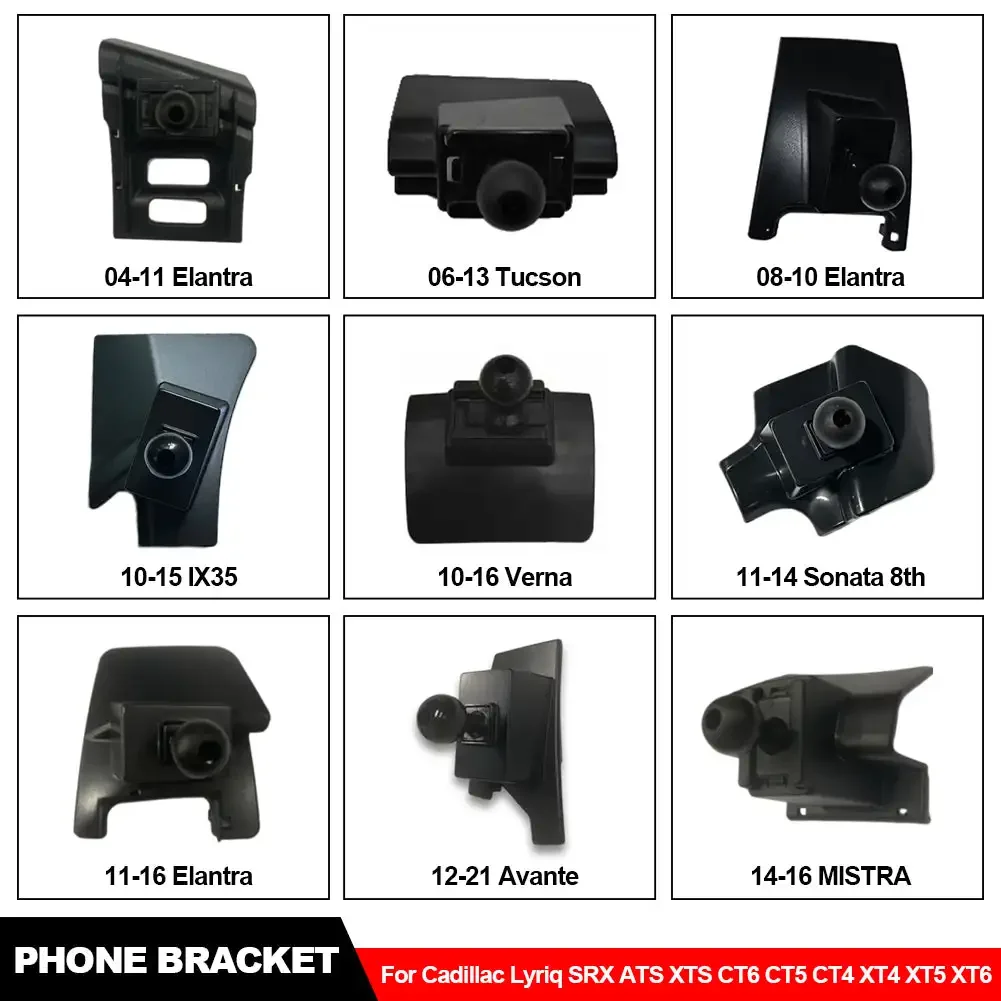 Dedicated Car Mobile Phone Mount Bracket for Hyundai Elantdra Tucson IX35 IX25 Sonata Santa Verna Automobile Fixed Base Holder