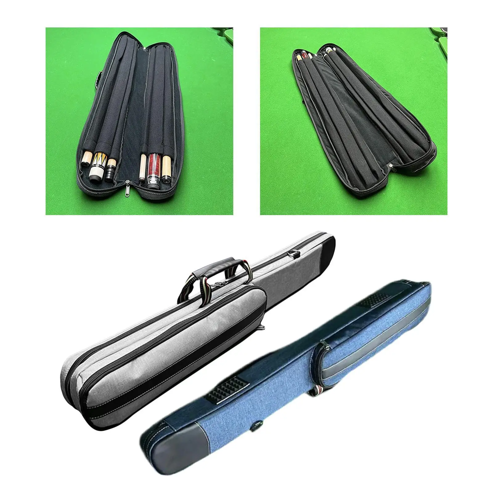 Pool Cue Sticks Bag Billiard Pool Cue Bag Hard Snooker Cue Storage Pouch