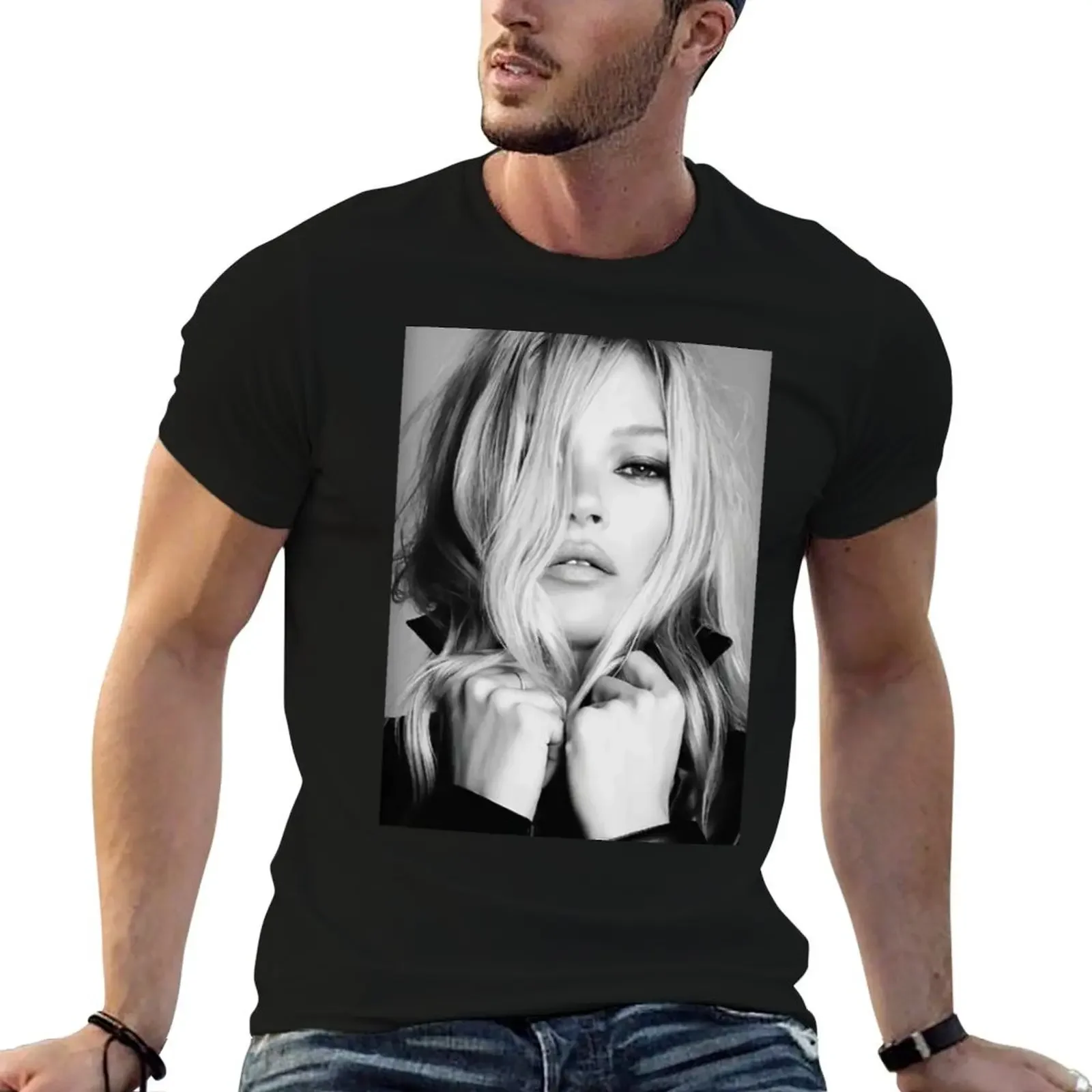 

Aesthetic Kate Moss Beauty T-Shirt custom t shirt anime tshirt plain t shirts for men