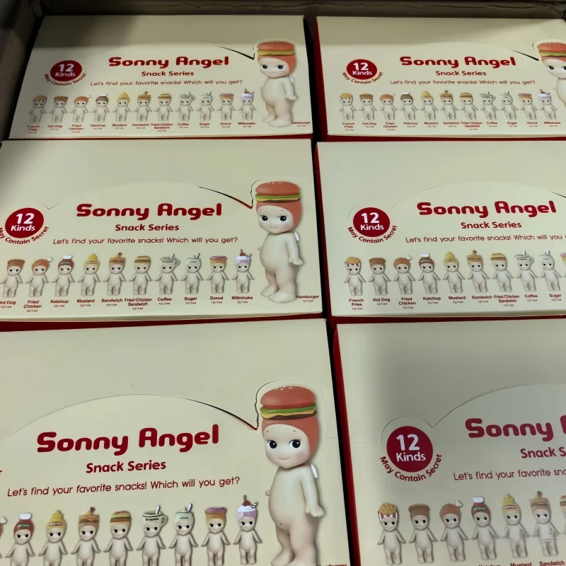 

2025 New Selling Original Sonny Angel Snack Series Blind Box Mini Figures Action Toy Ornaments Dolls Fans Children Birthday Gift