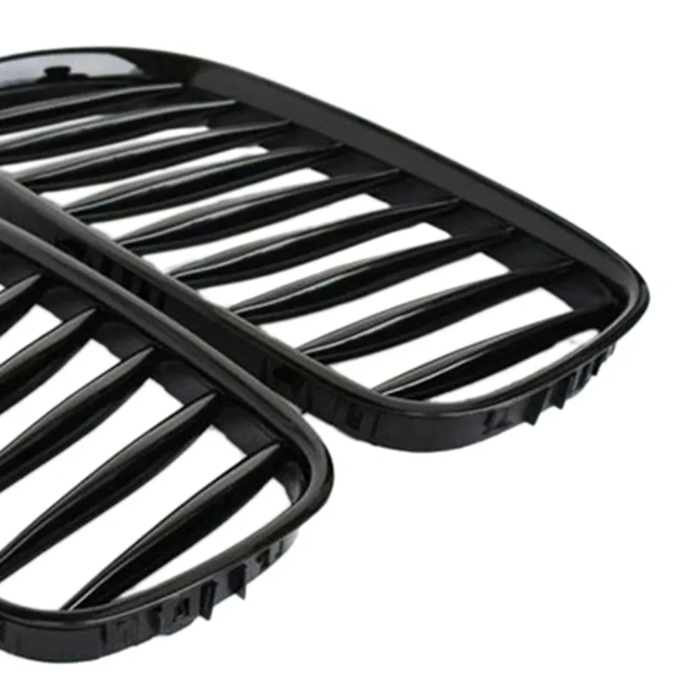 Gloss Black Grille Front Replacement Kidney Grill for BMW Z4/E85 2003-2008 view 4