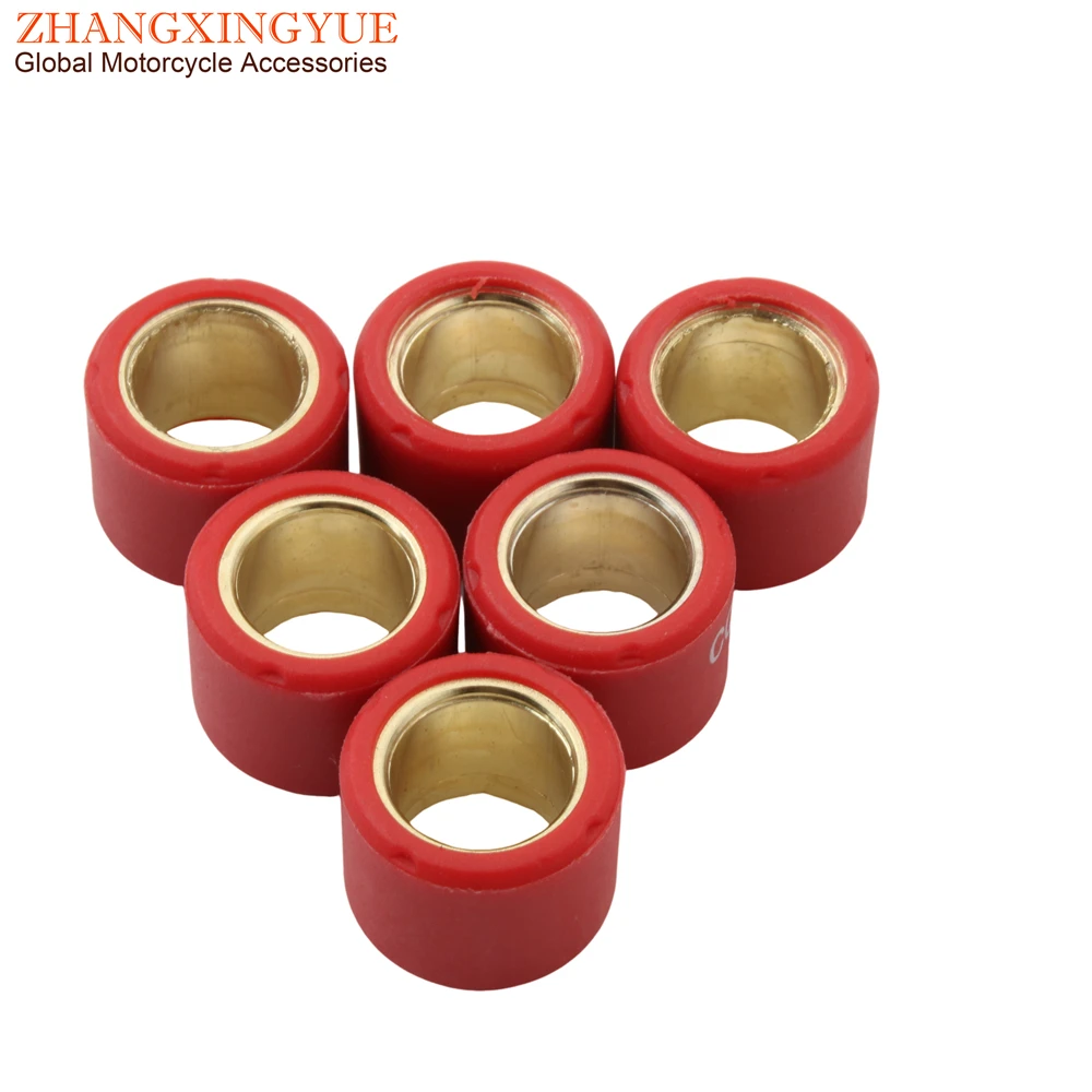 Variator Roller Set 16x13mm 4g-7g For SYM 50 Fiddle Orbit 1 Symply 50cc GY6 139QMB 139QMA AC AW05W 4-Stroke