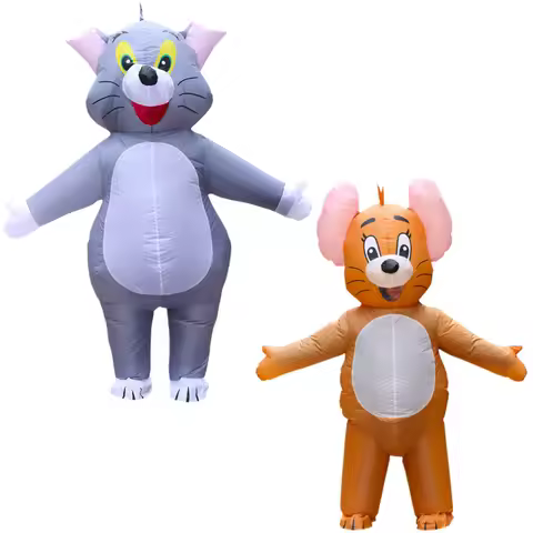 Adult cat and mouse inflatable cosplay costume party party funny cosplay costume cartoon full body outfit