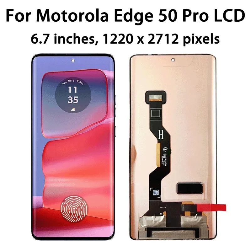 6.7'AMOLED For Motorola Edge 50 Fusion XT2429-1 LCD Display Touch