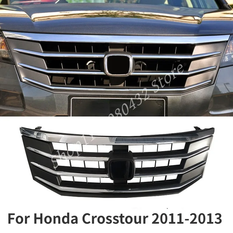 For Honda Crosstour 2011-2013 1PC Band New Front Grill Grille Auto Racing Car Grill High Quality Direct Replacement Grille