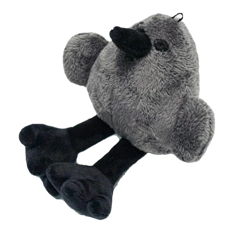 14cm divertente ciondolo uccello giocattoli di peluche con può suono parlare simpatico cartone animato uccello portachiavi borsa da scuola fascino regalo Senior Sense