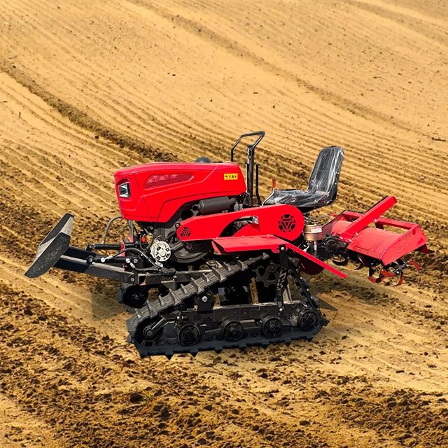 Multi-Functional Micro-Cultivator for Small Agricultural Orchards Automatic Rotary Cultivator High-Capacity Engine