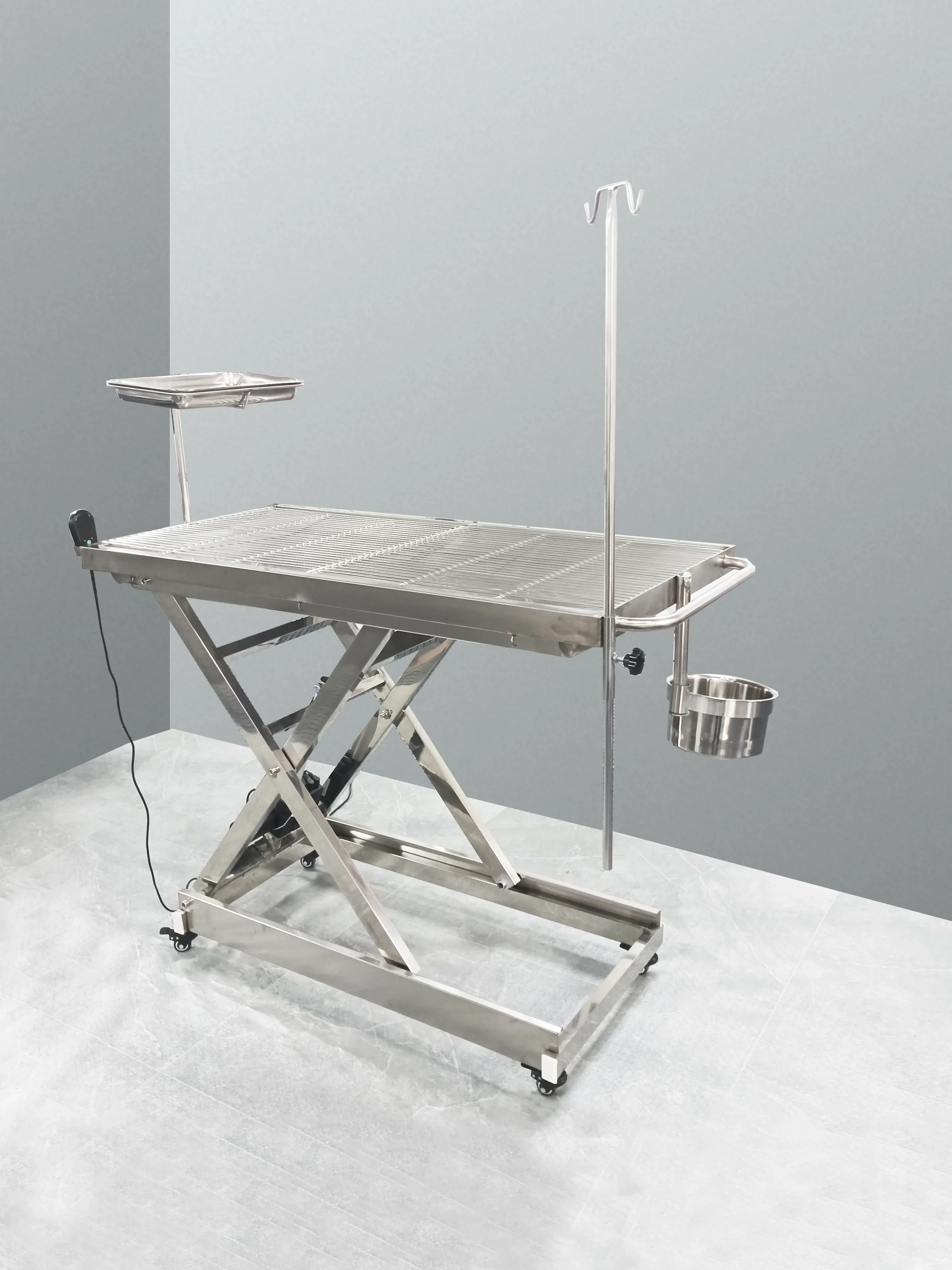 Table de proporvétérinaire en acier inoxydable, équipement vétérinaire, clinique pour animaux, hôpital, 304