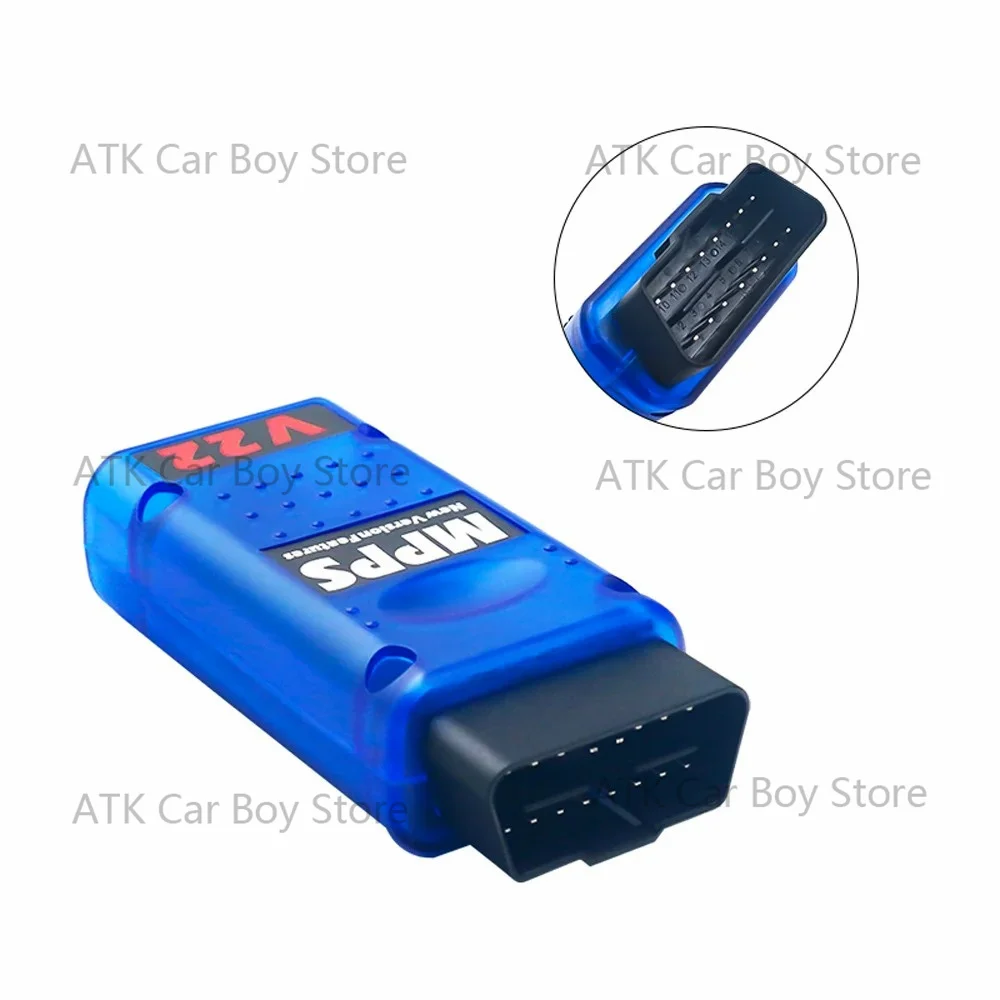 حار بيع دعم ECU القراءة/الكتابة عملية الانتعاش ECU أداة البرمجة MPPS V22 V22.3.5 كابل obd أداة السيارة FRF فك التشفير