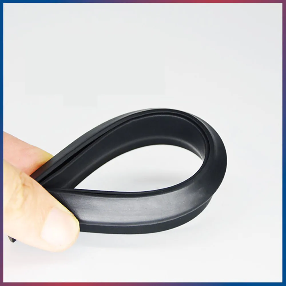 Door Window Edge Banding Dust Protection Seal Bar F U h Shape Silicone Rubber Sealing Strip Car Glass Metal Panel Board Bathroom