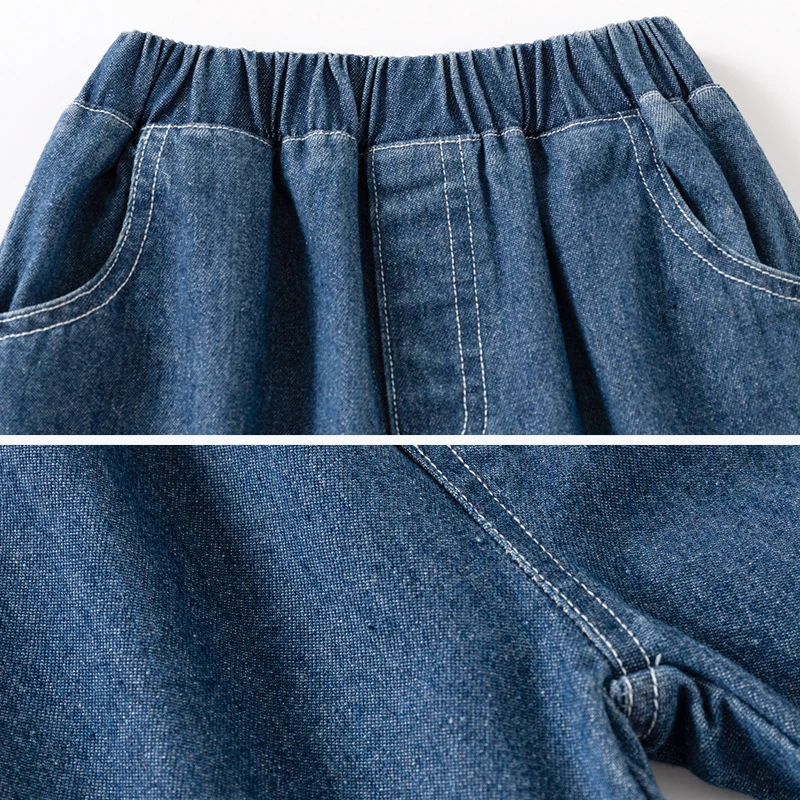 طفل الصيف الدنيم السراويل الفتيان سراويل قصيرة للأطفال الصغار فضفاض Infantil شورت جينز 6 إلى 12 18 24 أشهر 2 إلى 3 4 5 7 سنوات #2