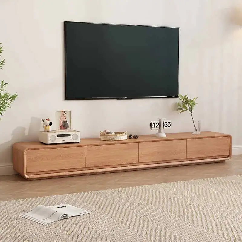 wooden living room European style floor standing modern tv support cabinet luxury mueble para tv house living room furniture