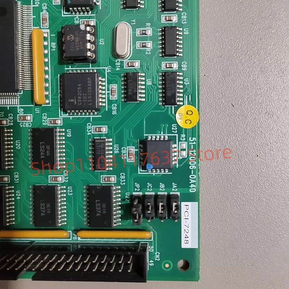 For ADLINK  channel acquisition card PCI-7248 51-12006-0A40 48