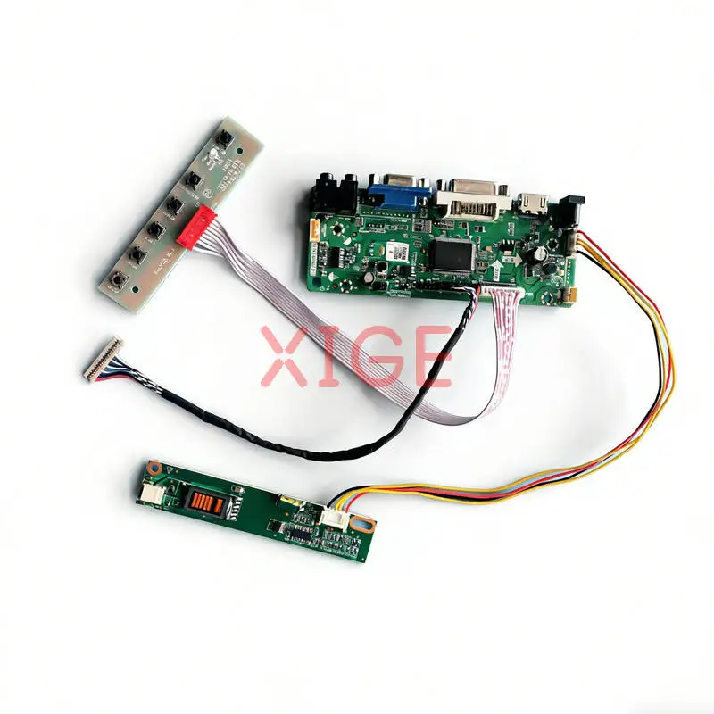 

Комплект для самостоятельной сборки платы контроллера ЖК-дисплея TX36D79VC1CAB B141XN03 B141XG03 B141XN04, 1-CCFL, HDMI+DVI+VGA, 20-контактный LVDS, 1024x768