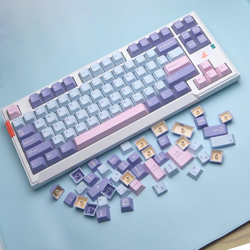 126Keys Keycap Cherry PBT for Mechanical Keyboard K86 K500 K617 GMK67 GMK87 RK ETC Game Keyboard for MX Switch Keyboard